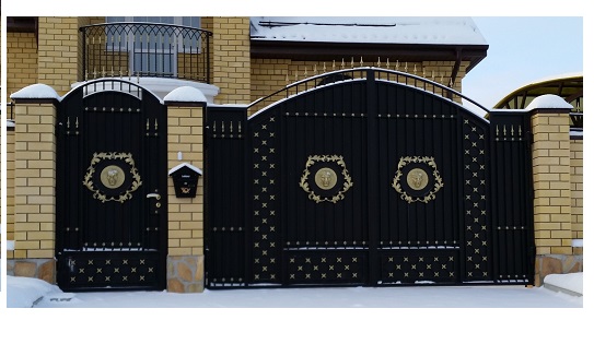 к материалу изображение Ворота, двери, козырьки, модульные конструкции из металла в Луганске и ЛНP на заказ