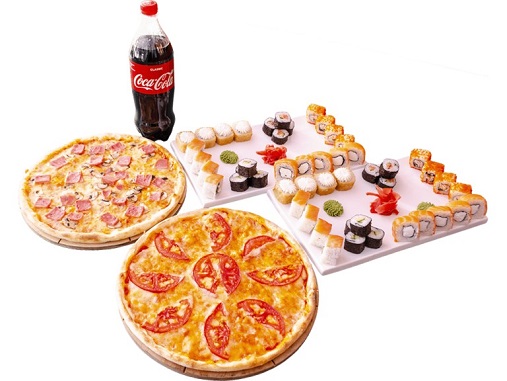 к материалу изображение Доставка суши, пиццы, роллы в Луганске