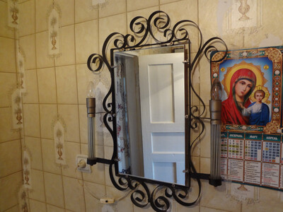 Зеркало с подсветкой настенное советское